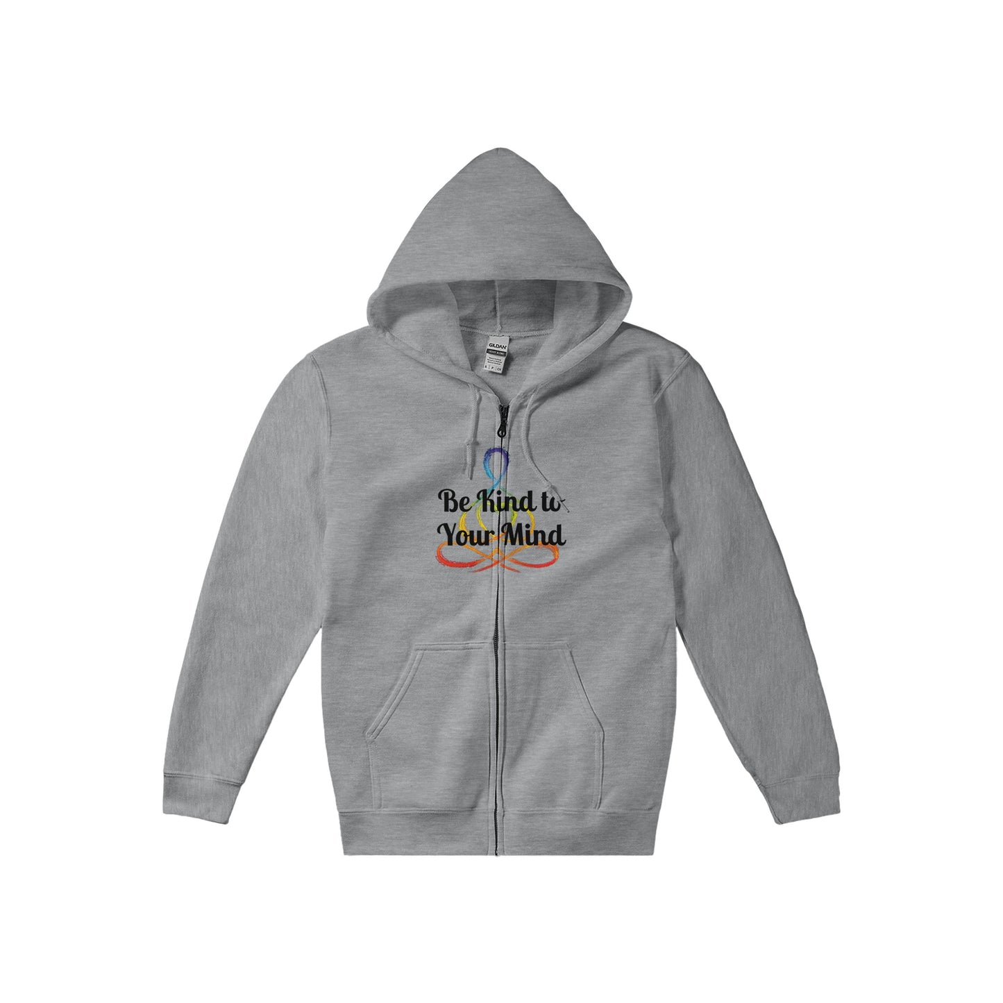 Classic Unisex Zip Hoodie *Be Kind to Your Mind*