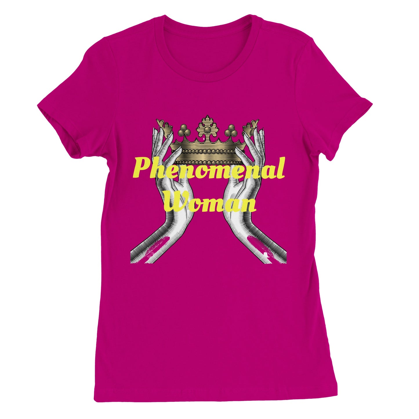 Premium Women's Crewneck T-shirt *Phenomenal Woman*