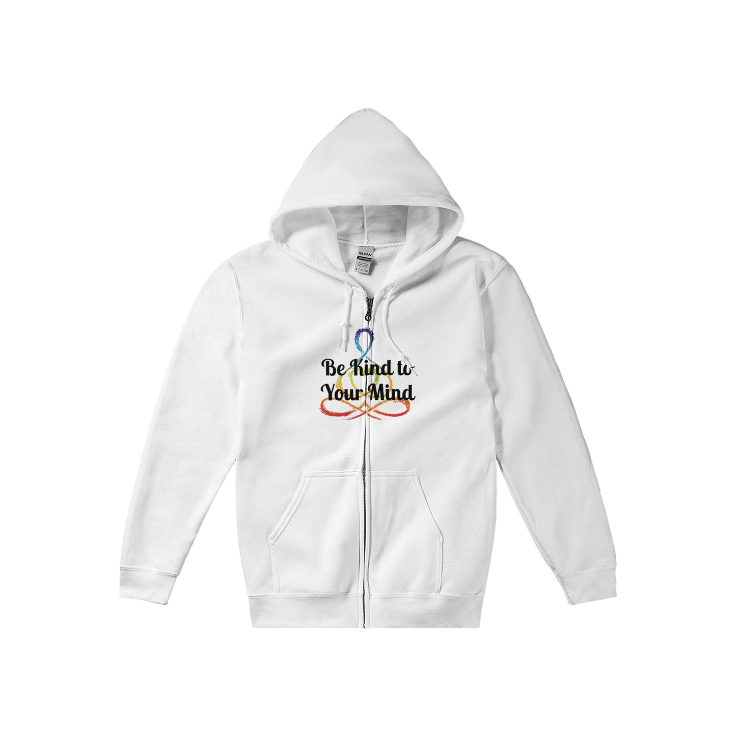 Classic Unisex Zip Hoodie *Be Kind to Your Mind*