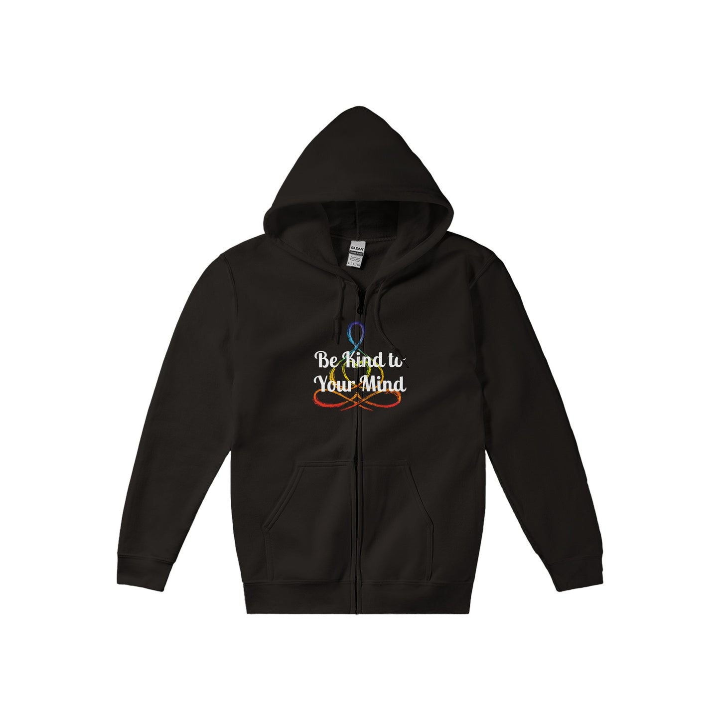 Classic Unisex Zip Hoodie *Be Kind to Your Mind*